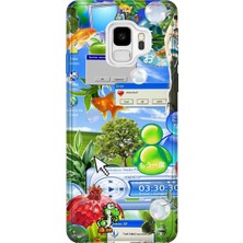 Lelia Samsung Galaxy S9 Uyumlu Baskılı Şeffaf Telefon Kılıfı | Koleksiyon: Aeroglass Mirage