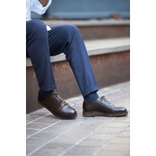 Faruk Balkanas Marquez Model Hakiki Kroko Deri Eva Taban Casual Ayakkabı