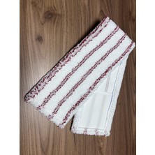 Avega Yedek Mop Mıcrofiber Bez 80CM Kırmızı Beyaz