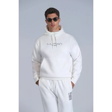 Lufian Brave Erkek Kırık Beyaz Sweatshirt 112030152