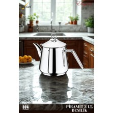  1,5 lt. alya çelik kulplu tek demlik