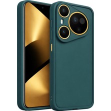 Vissona Huawei Pura 80 Ultra Uyumlu Kamera Çıkıntılı Mat Silikon Telefon Kılıfı