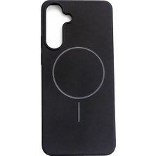 Vissona Samsung Galaxy S23 Fe Uyumlu Içi Kadife Magsafe Wireless Şarj Özellikli Siyah Renkli Telefon Kılıfı