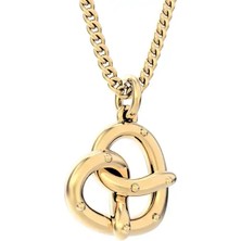 Chocli 18 Ayar Altın Kaplama Kraker Kolye CH0802 Gold