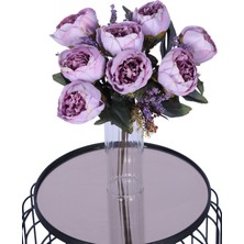 Yapay Çiçek Sitesi Yapay 12 Dallı Lüx Şakayık Lila