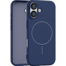 Vissona iPhone 16 Uyumlu Içi Kadife Magsafe Wireless Şarz Özellikli Telefon Kılıfı