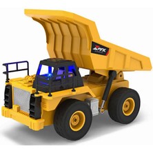 Apexma Oyuncak 40MHZ Uzaktan Kumandalı Şarjlı LED Işıklı Rc Iş Makinesi Damperli Kamyon