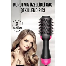 Özgürce 1200W Güçlü Negatif Iyon Fön Tarağı, 3 Isı Kademesi