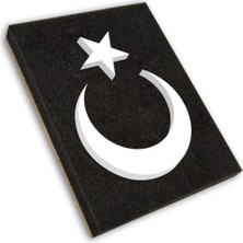 Dekor 1643 Ay Yıldız Baskı Aparatı Stampa - Efekt Boya Desen Süngeri