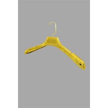 Modern Raf Gold Elbise Askısı 5'li Paket