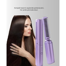 Özgürce Isitmalı Saç Düzleştirici Fırça, Kablosuz ve Hafif Tasarım