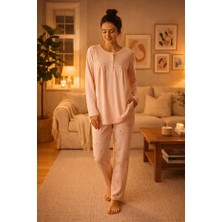 Nena Uzun Kol Kadın Pijama Takım 14618