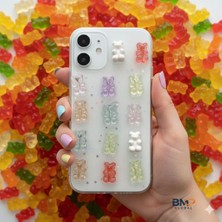 Ayıcık Jelibonlu Şeffaf Kılıf IPHONE 11  Model Uyumlu
