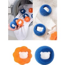Privo 1 Adet Çamaşır Makinesi Tüy Toplama Topu Yıkanabilir Sünger Kedi Köpek Tüy Yakalama