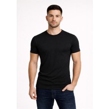 Aybaak Incelten Etki Fit Gösteren Pamuk Likra Kısa Kol Tişört