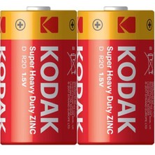 Epilons Kodak Super Heavy Duty D Boy (R20) Pil 2'li Paket