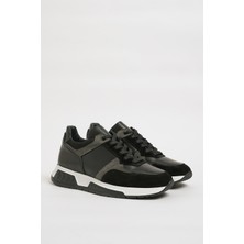 Faruk Balkanas Marvin Model Eva Taban Kombinasyonlu Deri Sneaker Ayakkabı