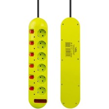 Epilons Vea VE-E60 6'lı 1.5 Metre Ayrı Anahtarlı Grup Priz