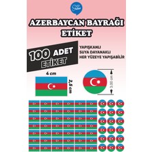 İsg Tabelam Azerbaycan Bayrağı Etiketi