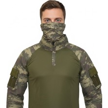 Mysia Outdoor Askeri Kamuflaj Combat Tişört Eski Tsk Komando Haki
