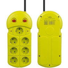 Epilons Vea VE-970 1.5 Metre Kablolu 7'li Grup Priz