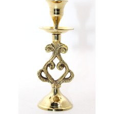 Epilons Tekli Pirinç Şamdan Model 5