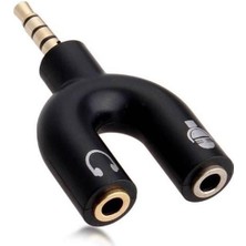 Epilons 3.5 mm Stereo Erkek To Kulaklık + Hoparlör Dişi Çoklayıcı Jack PM-4318