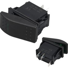 Epilons ﻿ınce Işık Sembollü Işıklı 3 Pinli On-Off 12-24V Marin Switch