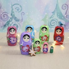 Epilons 4'lü Ahşap Matruşka