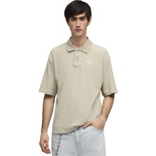 Puma Wardrobe Ess Boxy Erkek Gri Polo.61