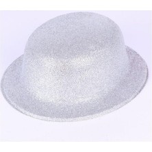 Epilons Gümüş Simli Parti Şapkası