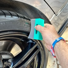 Jo Moyner Lastik Aplikatörü Süngeri, Lastik Parlatıcı Araba Detaylandırma Köpük Sünger Trim Tekerlek Parlatma