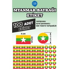 İsg Tabelam Myanmar Bayrağı Etiketi