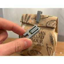 Karerca 4 Adet Pratik Poşet Klipsi, Paket Klipsi, Poşet Mandalı, Poşet Kilidi, Paket Kilidi