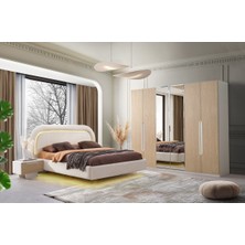 Aydınev Çamlıca Mdf Bazalı Yatak Odası Takımı