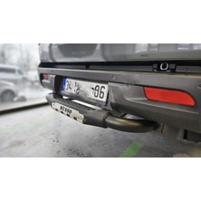 Aftermarket Ssangyong Musso Arka Tampon Koruma Demiri Siyah