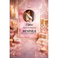 Gmt Ambalaj Evlilik Teklifi Pankart, Benimle Evlenir Misin Branda Afiş 70X100 cm