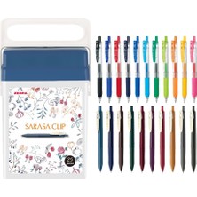 Zebra Sarasa Clip Jel Mürekkepli Roller Kalem Seti 0.5 Mm. 25 Color Box Set