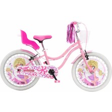 Salcano Muki 20 Pudra Pembe Beyaz Kız Çocuk Bisikleti