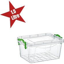 Epilons Şeffaf Saklama Kutusu 1.5 Litre