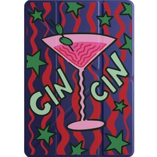 Nurdic Huawei Matepad 11.5 S 2025 Kılıf Uyku Modlu Kalem Bölmeli Desenli Temalı Parti Zamanı