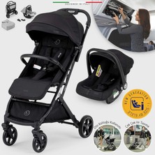 Elele Flight 2 Kabin Tipi Travel Sistem Bebek Arabası Siyah