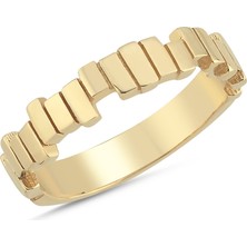 Zeya Kuyumculuk 14 Ayar Altın Ritim Yüzük