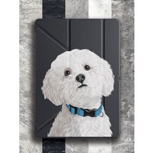 Nurdic Ipad Air 11" M2 M3 Çip Air 4. 5. 6. Nesil Kılıf Uyku Modlu Kalem Bölmeli Desenli Temalı Masum Kaniş