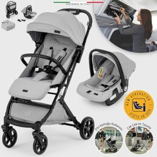 Elele Flight 2 Kabin Tipi Travel Sistem Bebek Arabası Gri