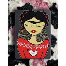 Nurdic Galaxy Tab S7 SM-T870 11" Kılıf Uyku Modlu Kalem Bölmeli Desenli Temalı Viva La Vida