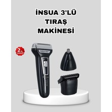Normadia 3’lü Tıraş Makinesi Seti, 3 Başlık, Güçlü Motor, 60 Dakika Kullanım
