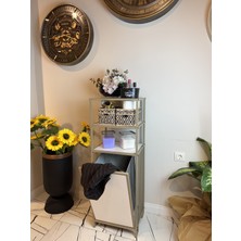 3 Raflı Kirli Sepeti