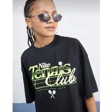 Nike Sportswear Women's Oversized Graphic Bol Kalıp Siyah Kadın T-Shirt IH8492-010