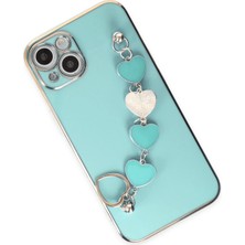 Newface iPhone 14 Plus Kılıf Esila Silikon - Su Yeşili